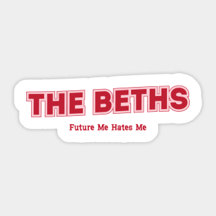 The Beths Sticker